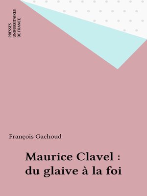 cover image of Maurice Clavel